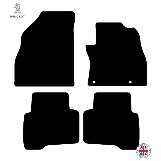 Peugeot Bipper Tepee 2008-2018 Car Floor Mat Set