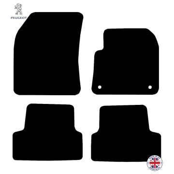 Peugeot 3008 Separate Backs 2017-2024 Car Floor Mat Set